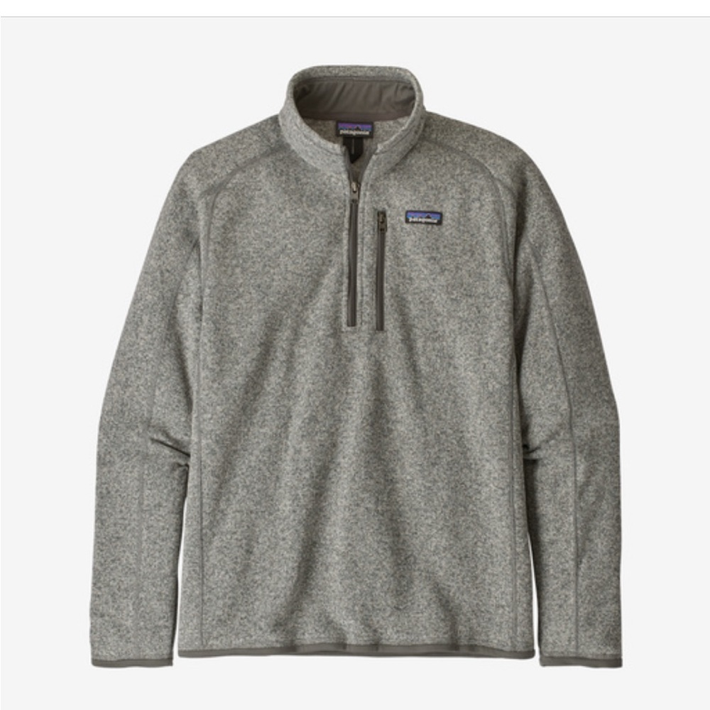 Patagonia Men’s Better Sweater 1/4 Zip Fleece in Stonewash
